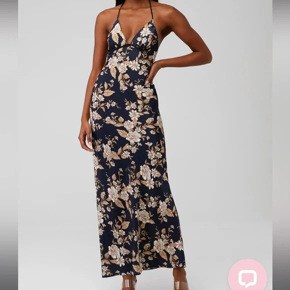 bec and bridge black floral dress Bec + Bridge - Blaise Halter Mini Dress